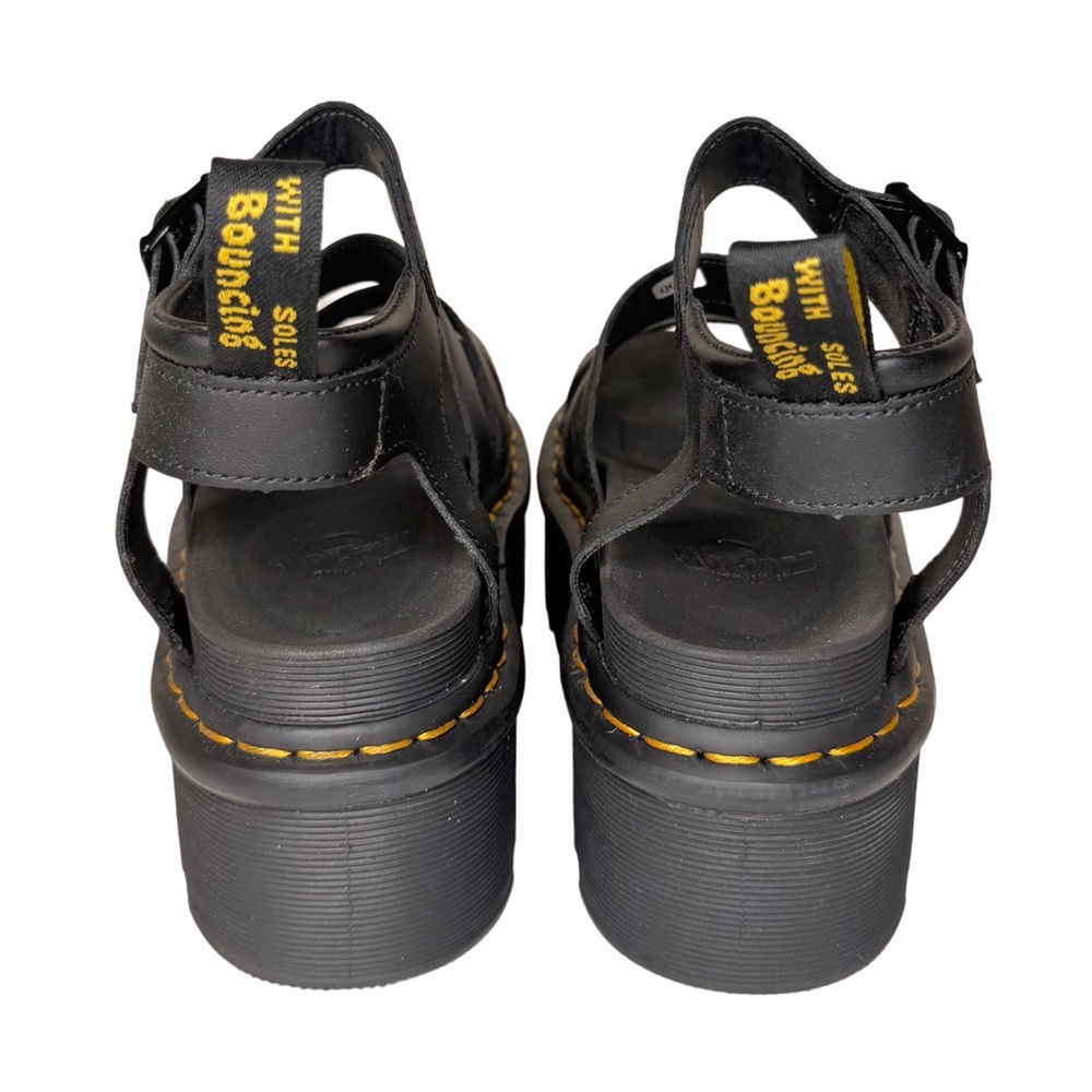 Dr. Martens Black Platform Sandals - Picture 3 of 5